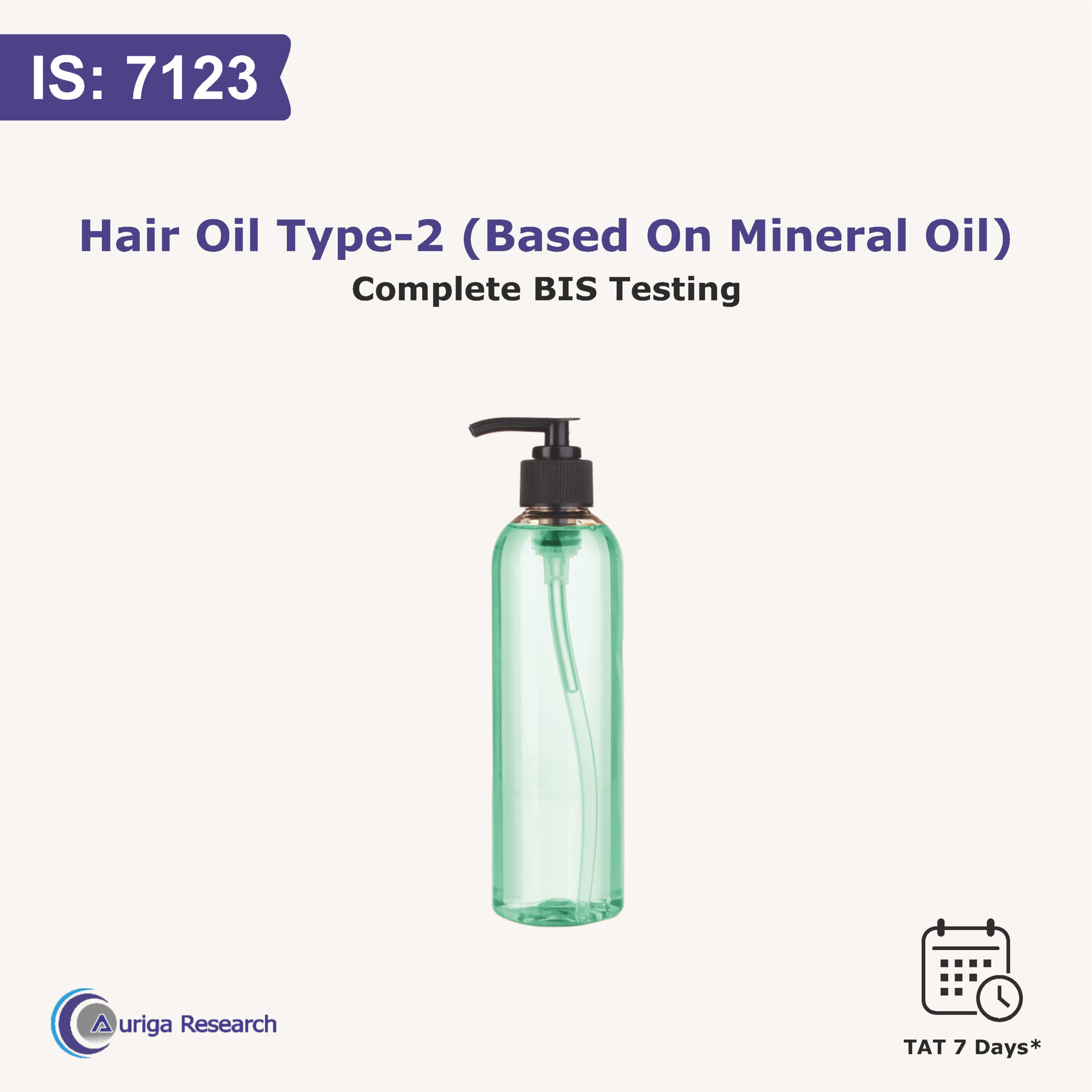 HAIR OIL TYPE-2 (Based On Mineral Oil) IS 7123:2019