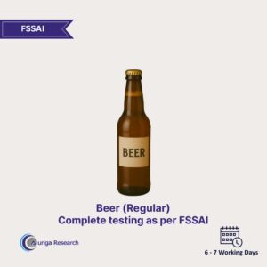 Beer (Regular 0.5-5.0 %v/v) Testing