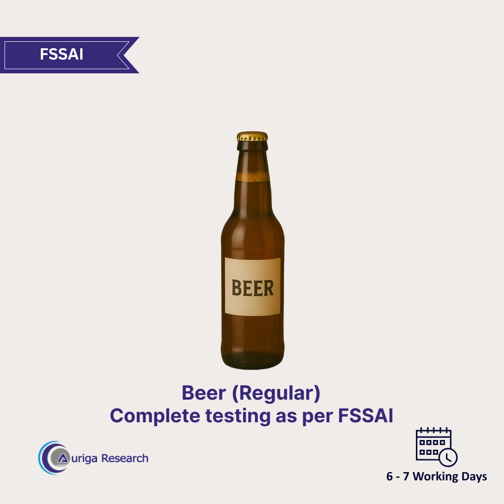 Beer (Regular 0.5-5.0 %v/v) Testing
