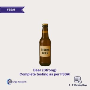 Beer (Strong 5.0-8.0 %v/v) Testing