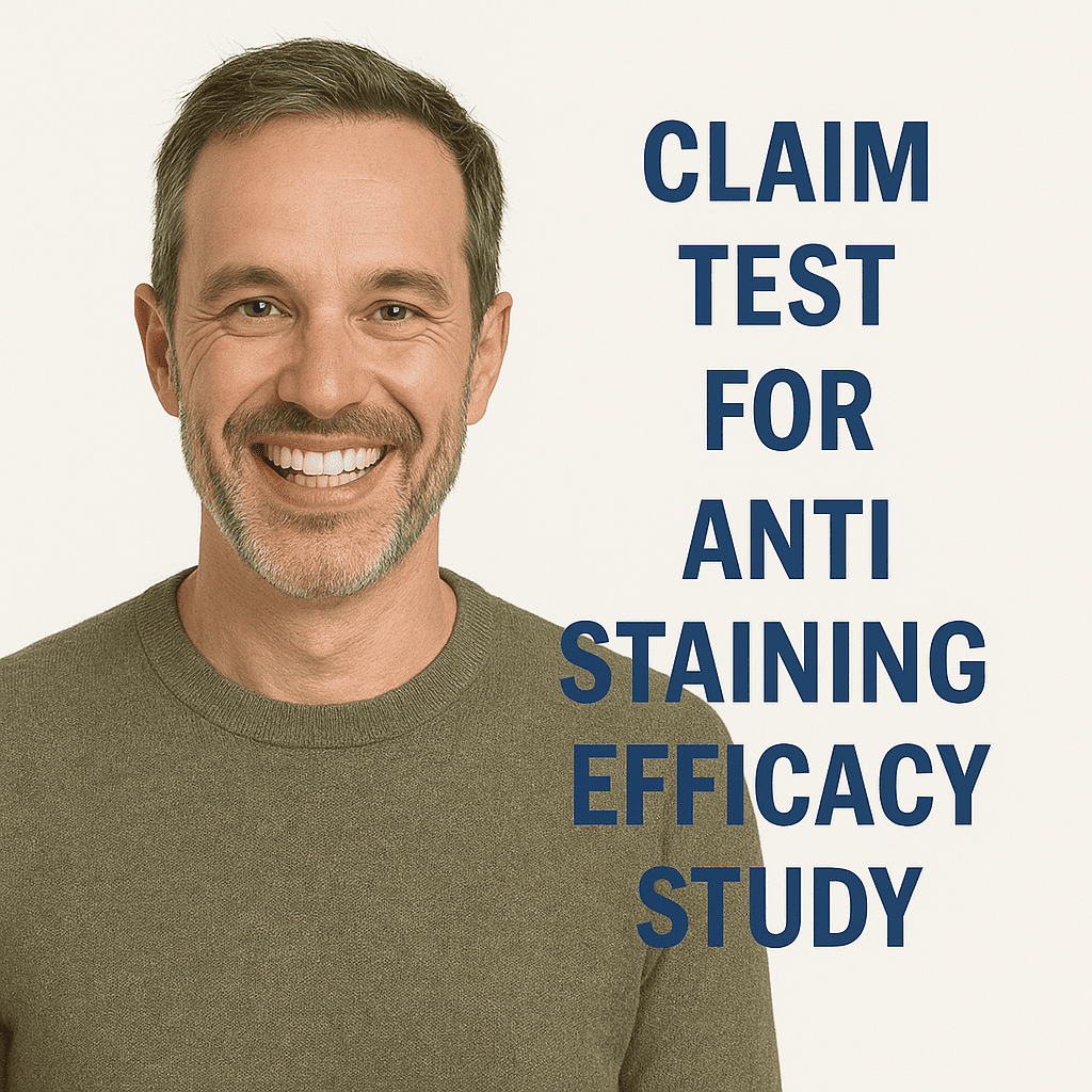 CLAIM TEST FOR ANTI STAINING EFFICACY STUDY