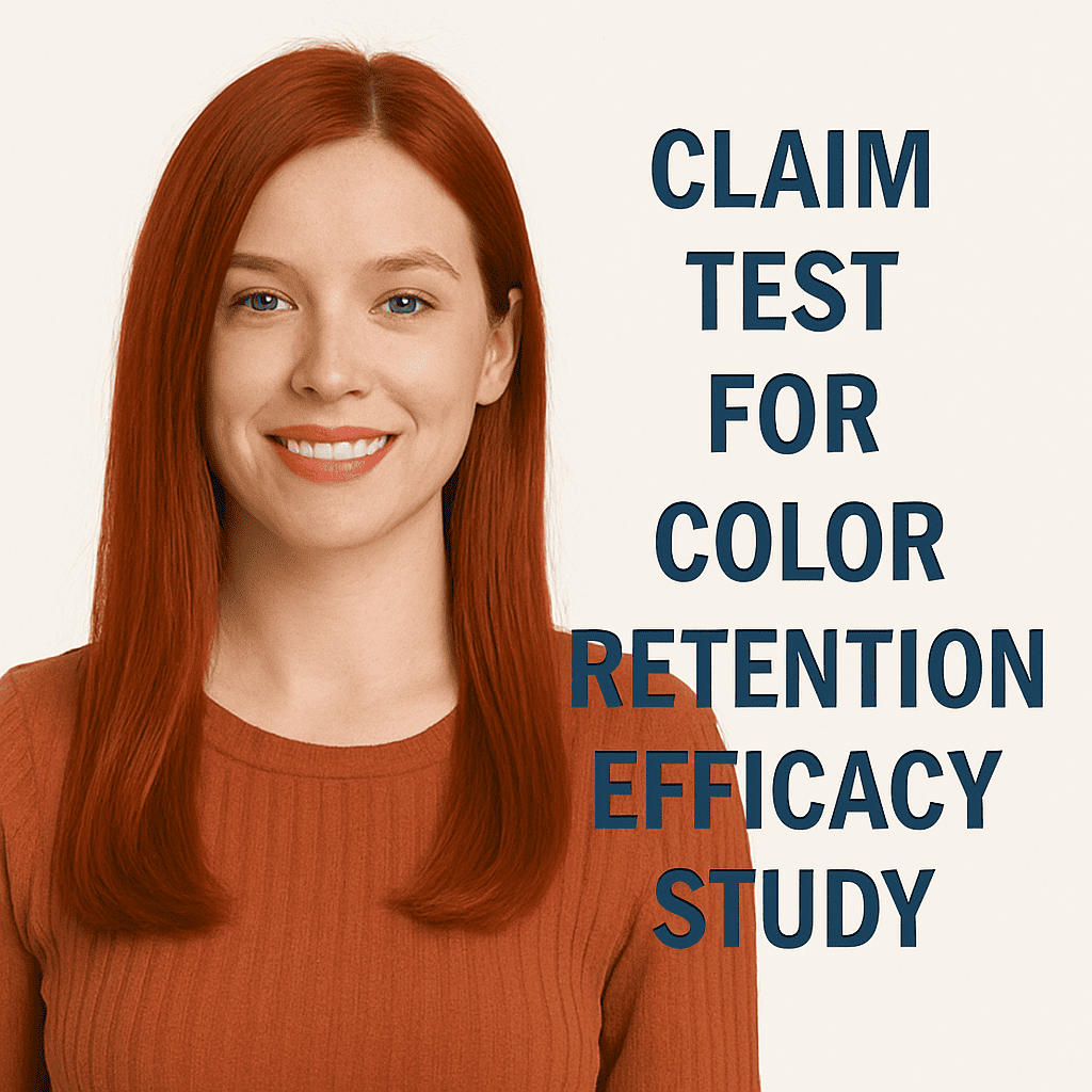 CLAIM TEST FOR COLOR RETENTION EFFICACY STUDY