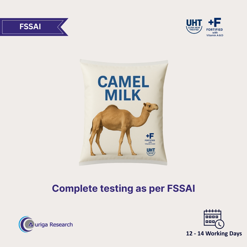 Camel Milk UHT Fortified Testing