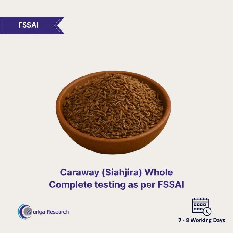 Caraway (Siahjira) Whole Testing