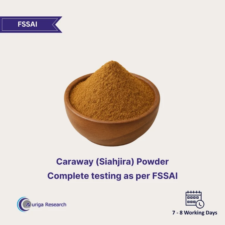 Caraway (Siahjira) Powder Testing