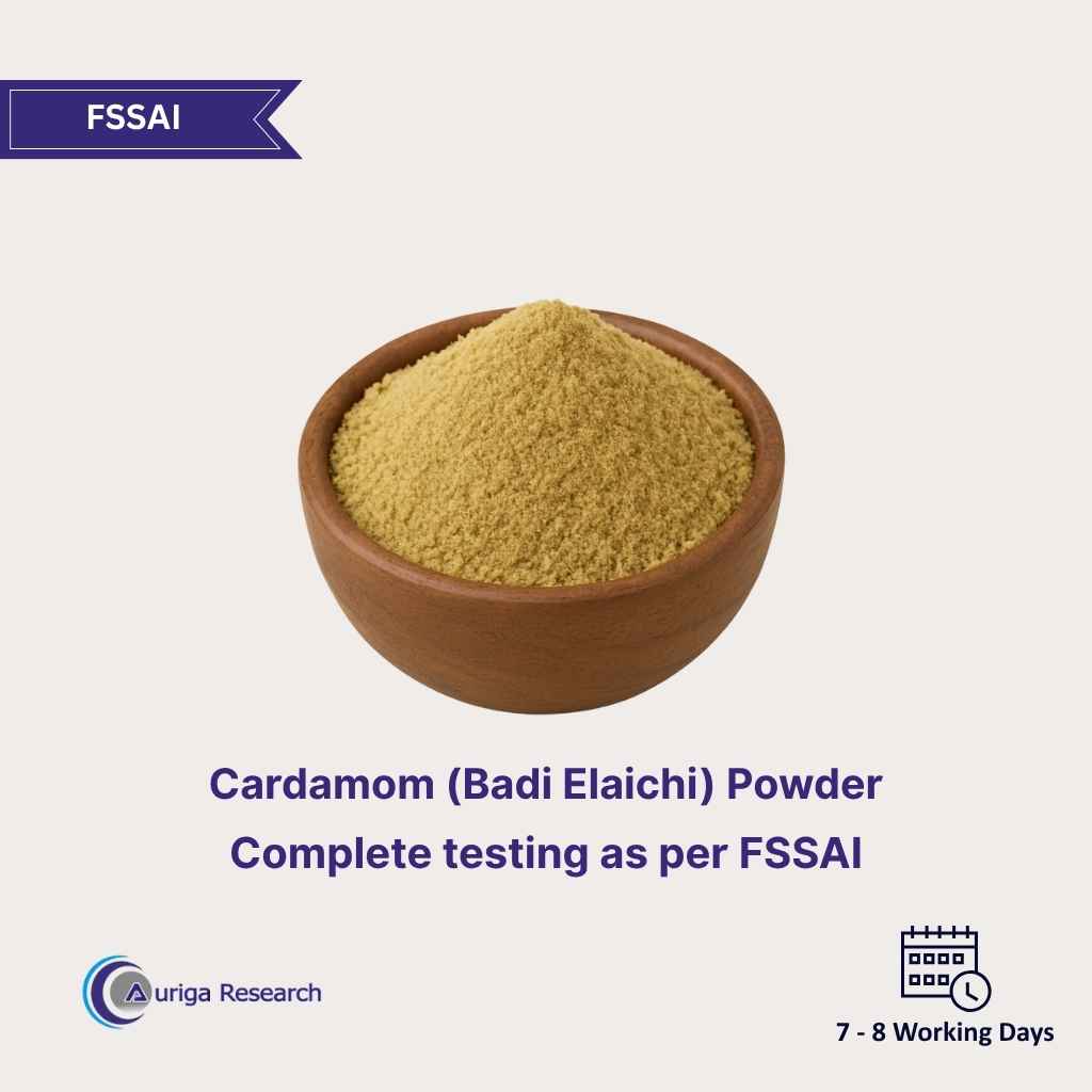 Large Cardamom (Badi Elaichi) Powder Testing