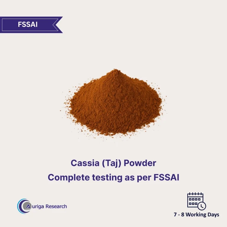Cassia (Taj) Powder Testing