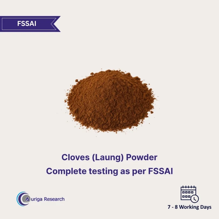 Cloves (Laung) Powder Testing