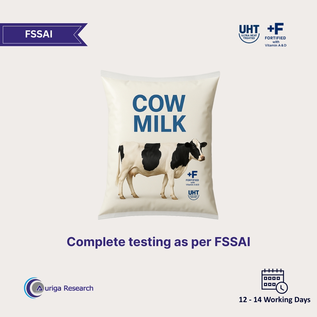 Cow Milk UHT Fortified Testing