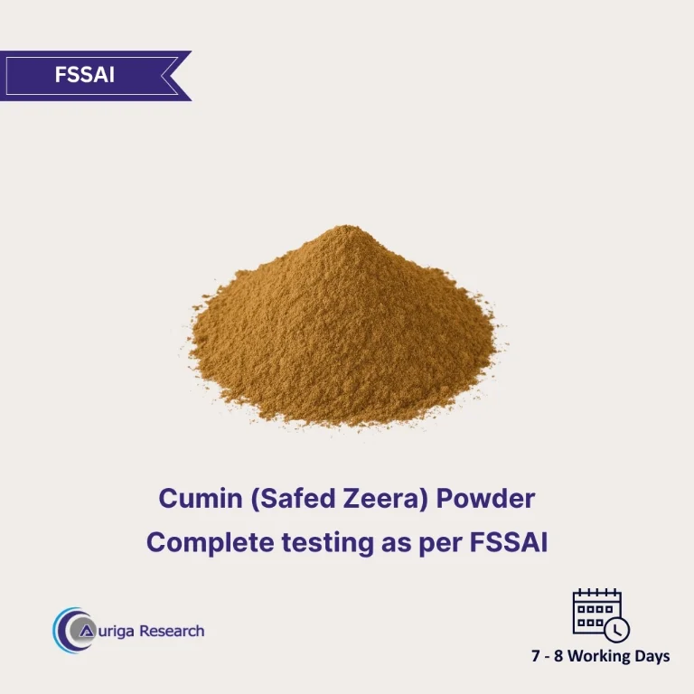 Cumin (Safed Zeera) Powder Testing