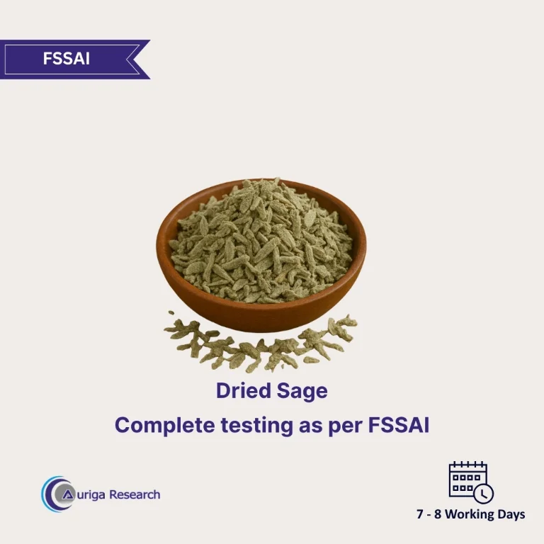 Dried Sage Testing