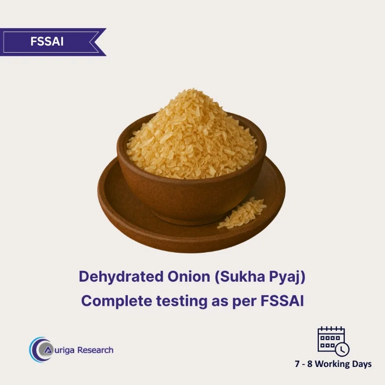 Dehydrated Onion (Sukha Pyaj) Testing