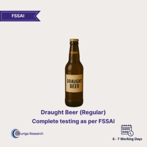 Draught Beer (Regular 0.5-5.0 %v/v) Testing