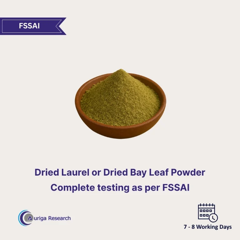 Dried Laurel or Dried Bay Leaf Powder Testing
