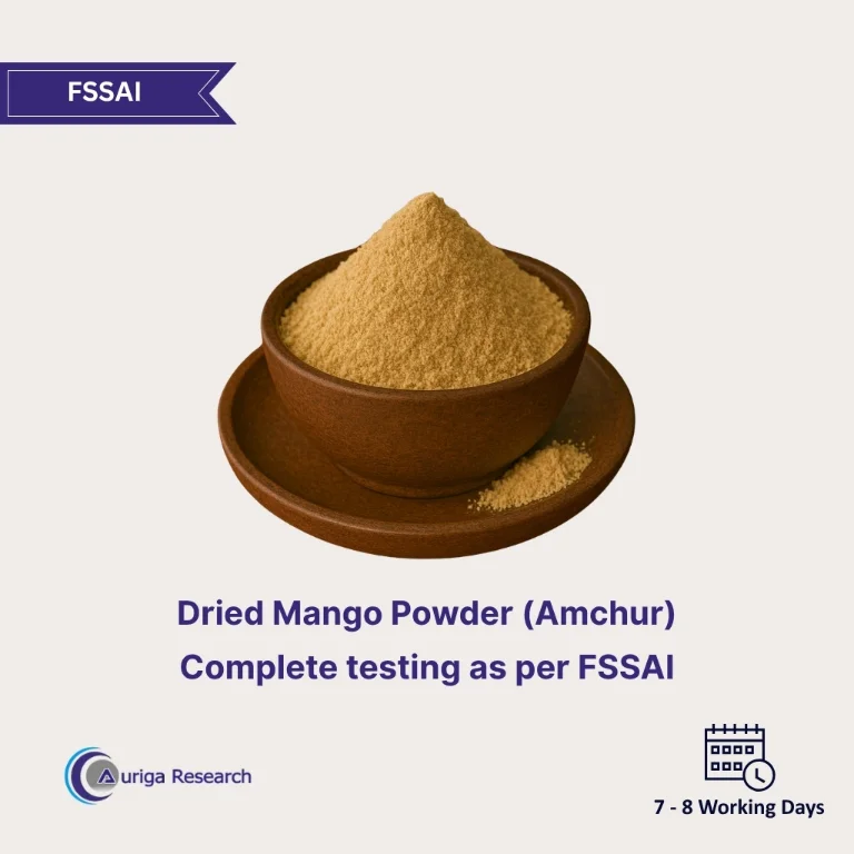 Dried Mango Powder (Amchur) Testing