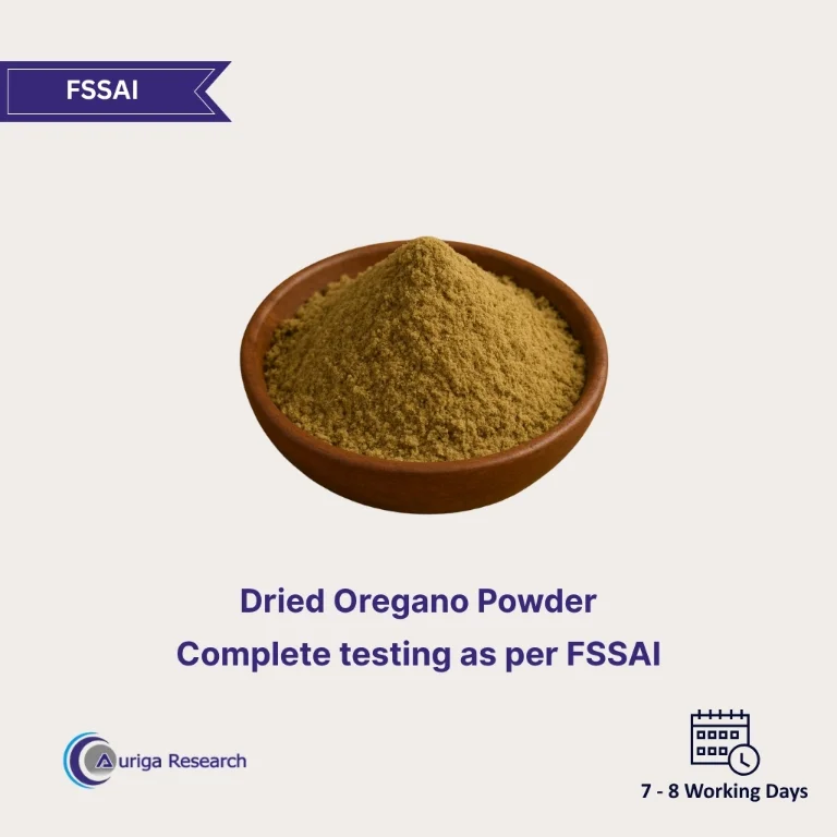 Dried Oregano Powder Testing