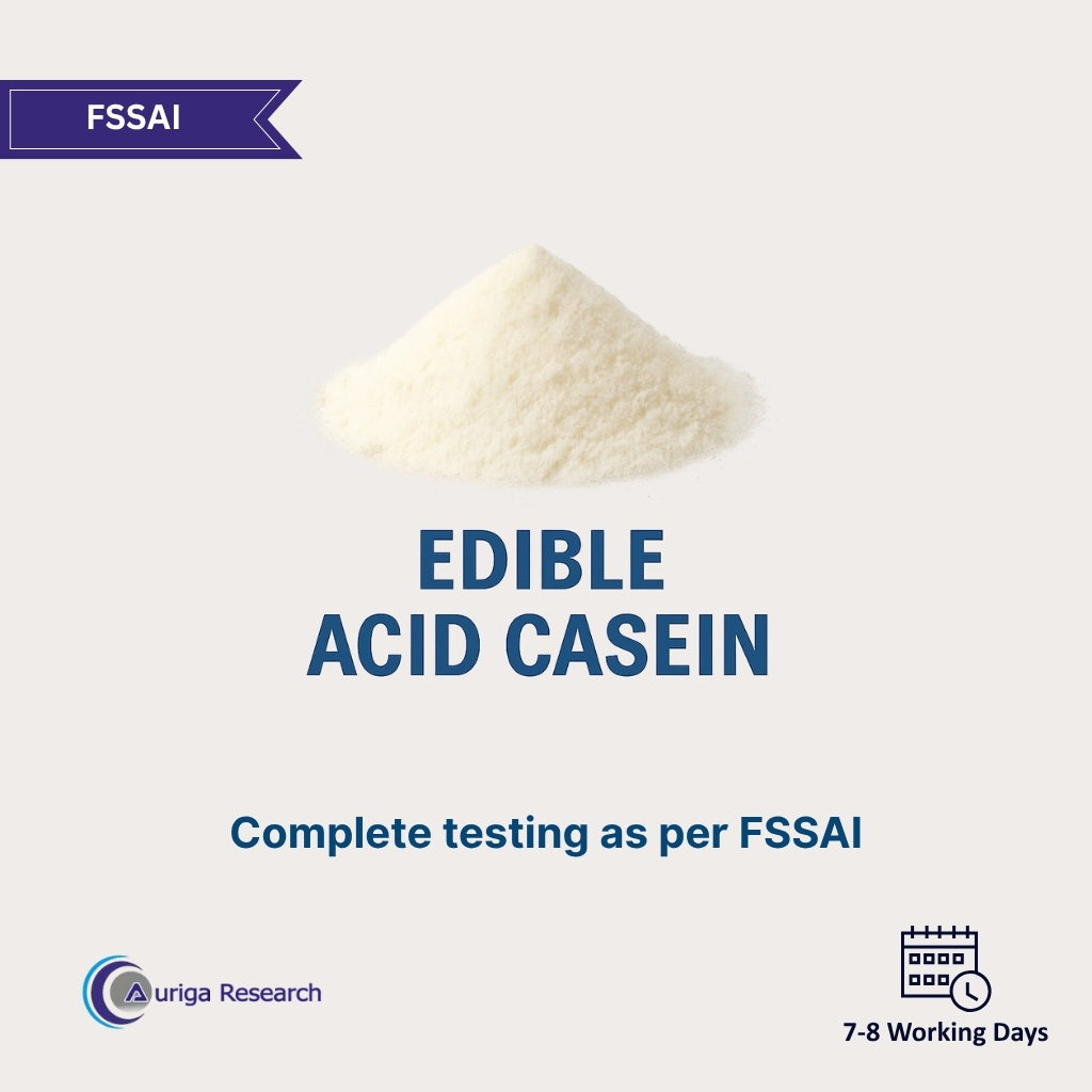 Edible Acid Casein Testing