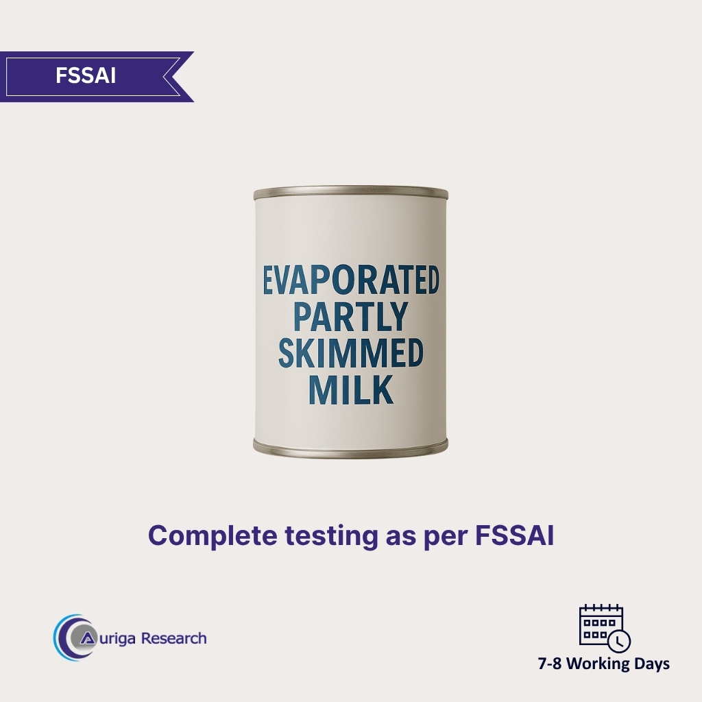 Evaporated Partly Skimmed Milk Testing