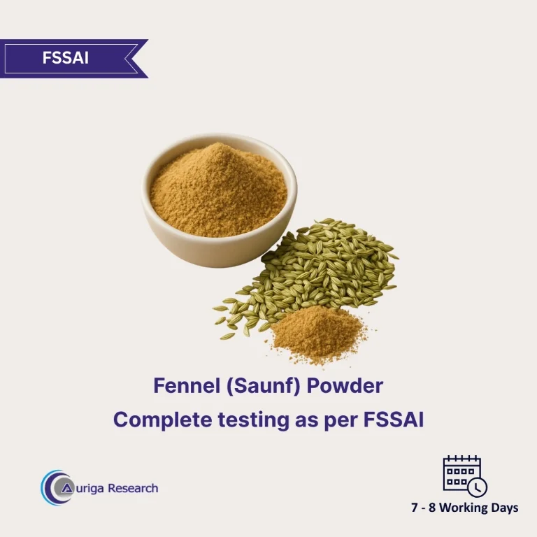 Fennel (Saunf) Powder Testing