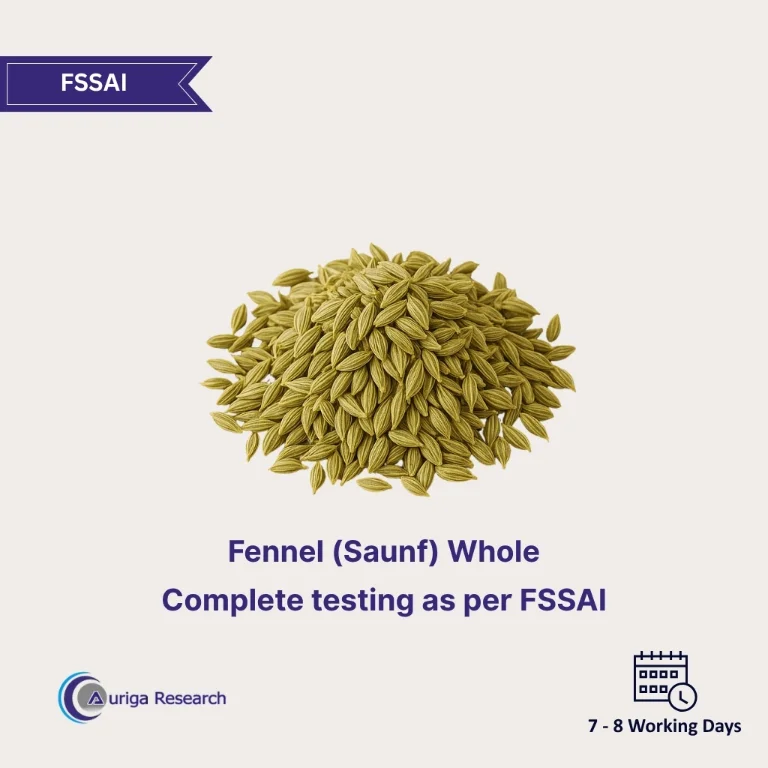 Fennel (Saunf) Whole Testing