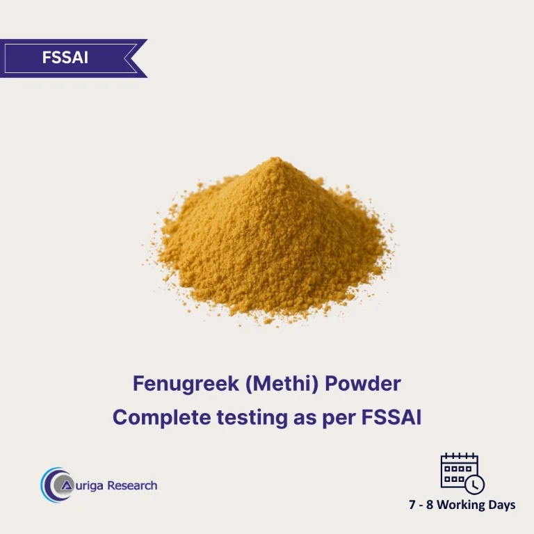 Fenugreek (Methi) Powder Testing