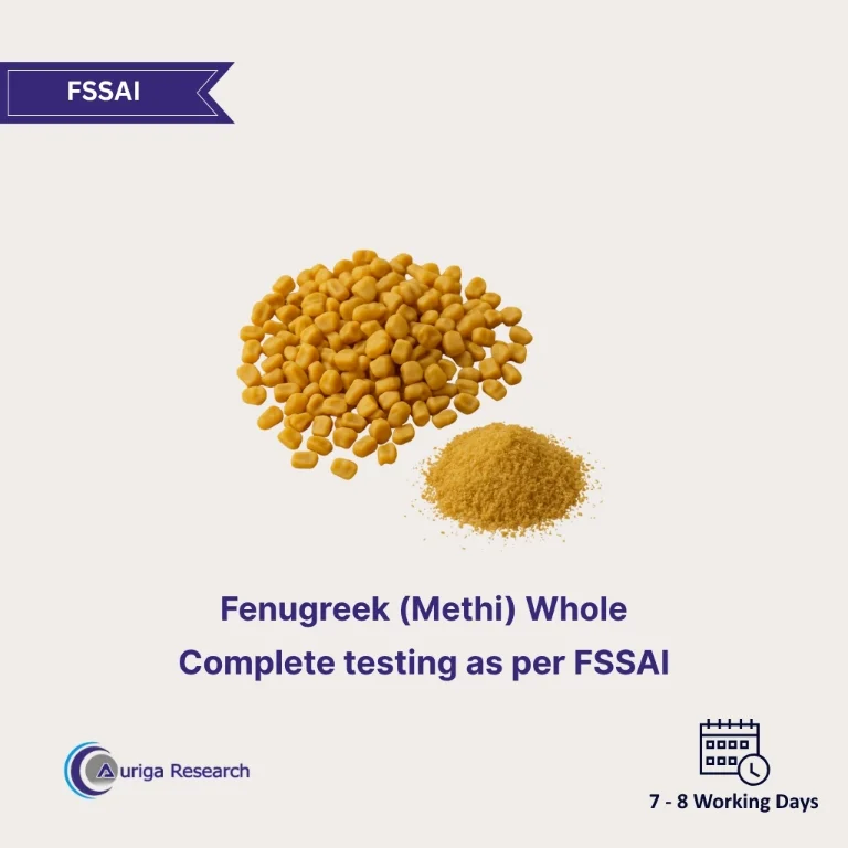 Fenugreek (Methi) Whole Testing
