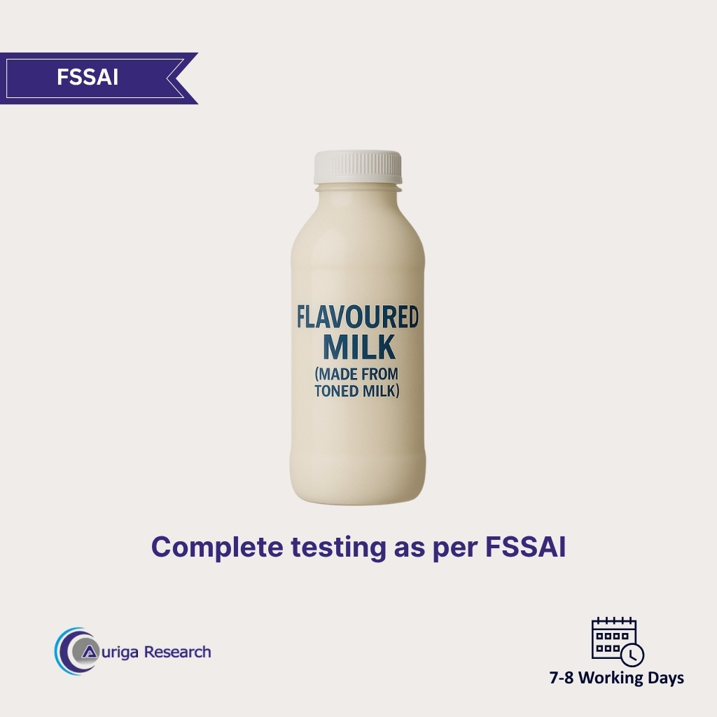 Flavoured milk (Made from toned milk) Testing