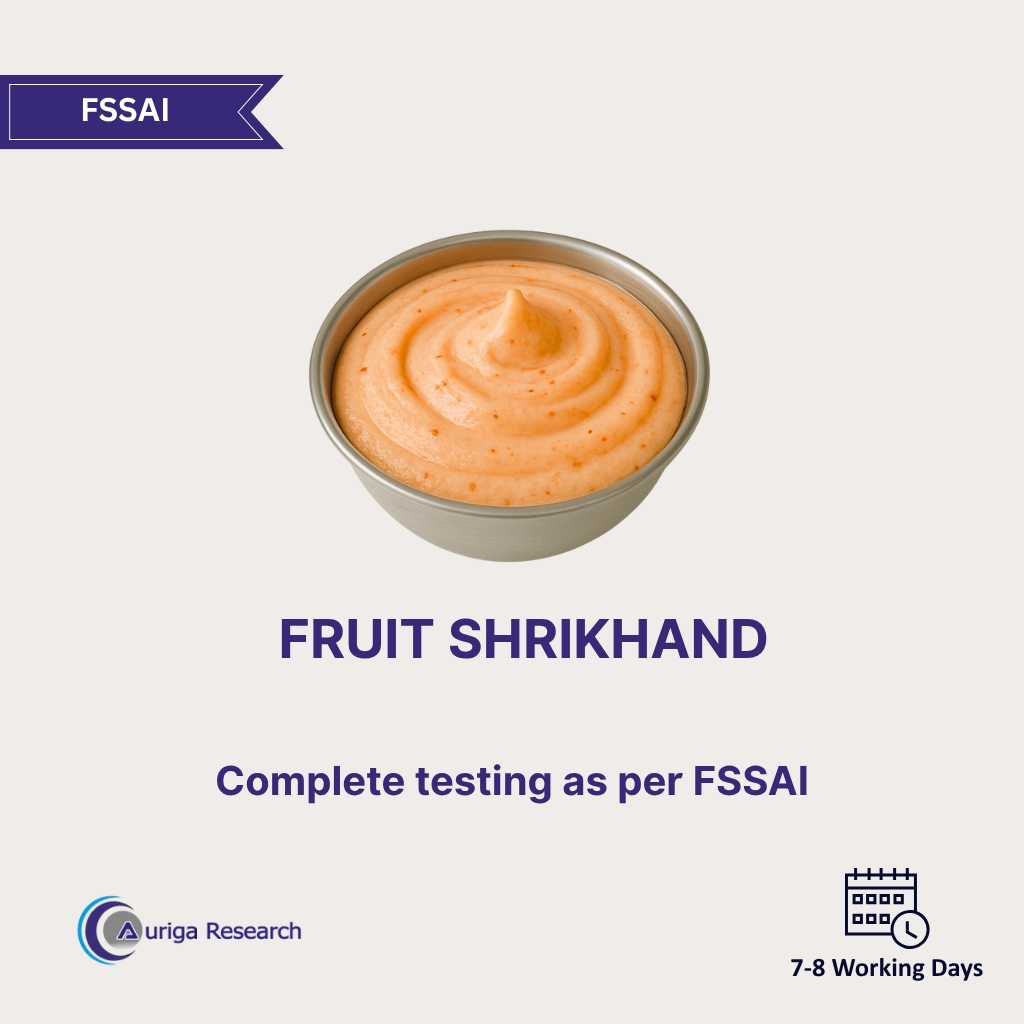 Fruit Shrikhand Testing