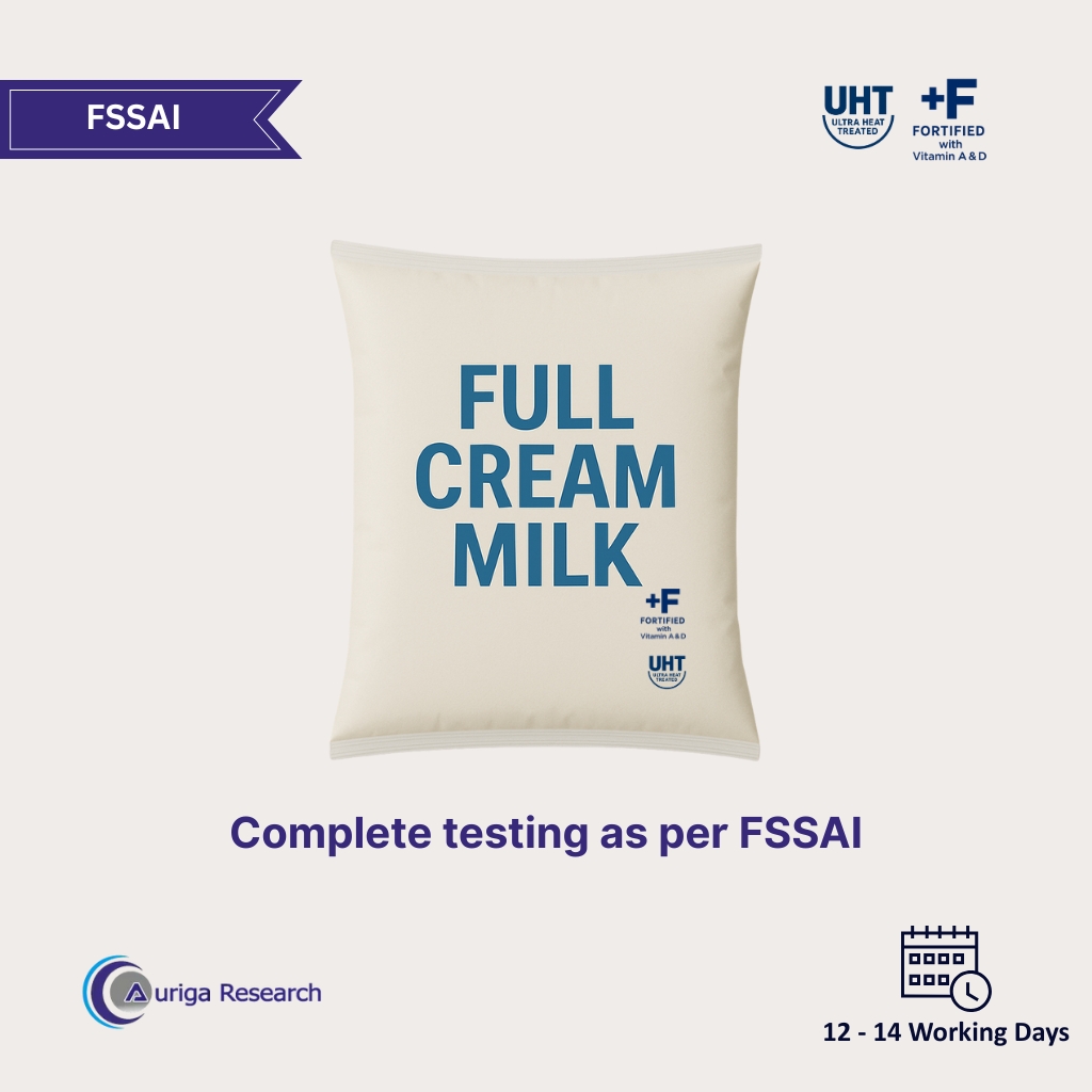 Full Cream Milk UHT Fortified Testing