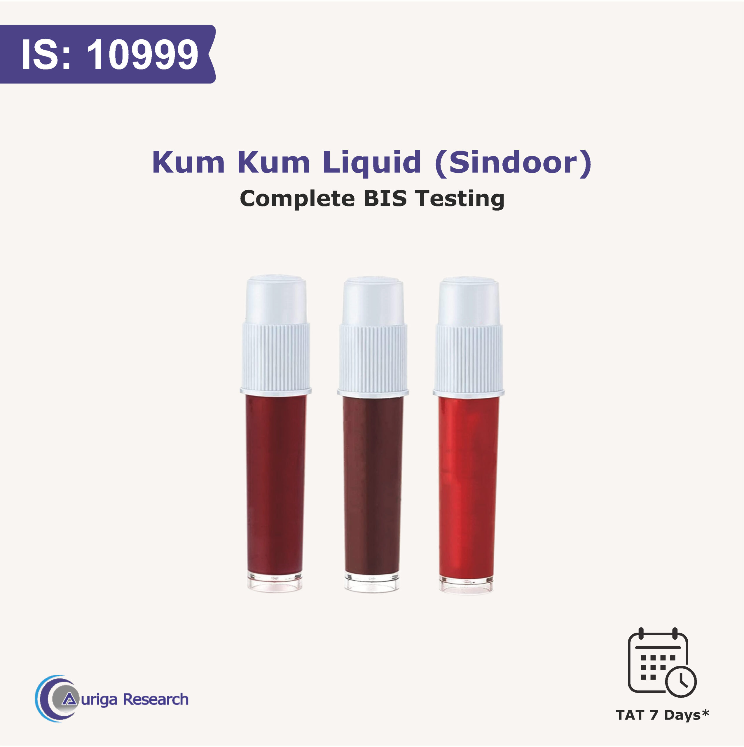 KUM KUM LIQUID (Sindoor)IS 10999:2021