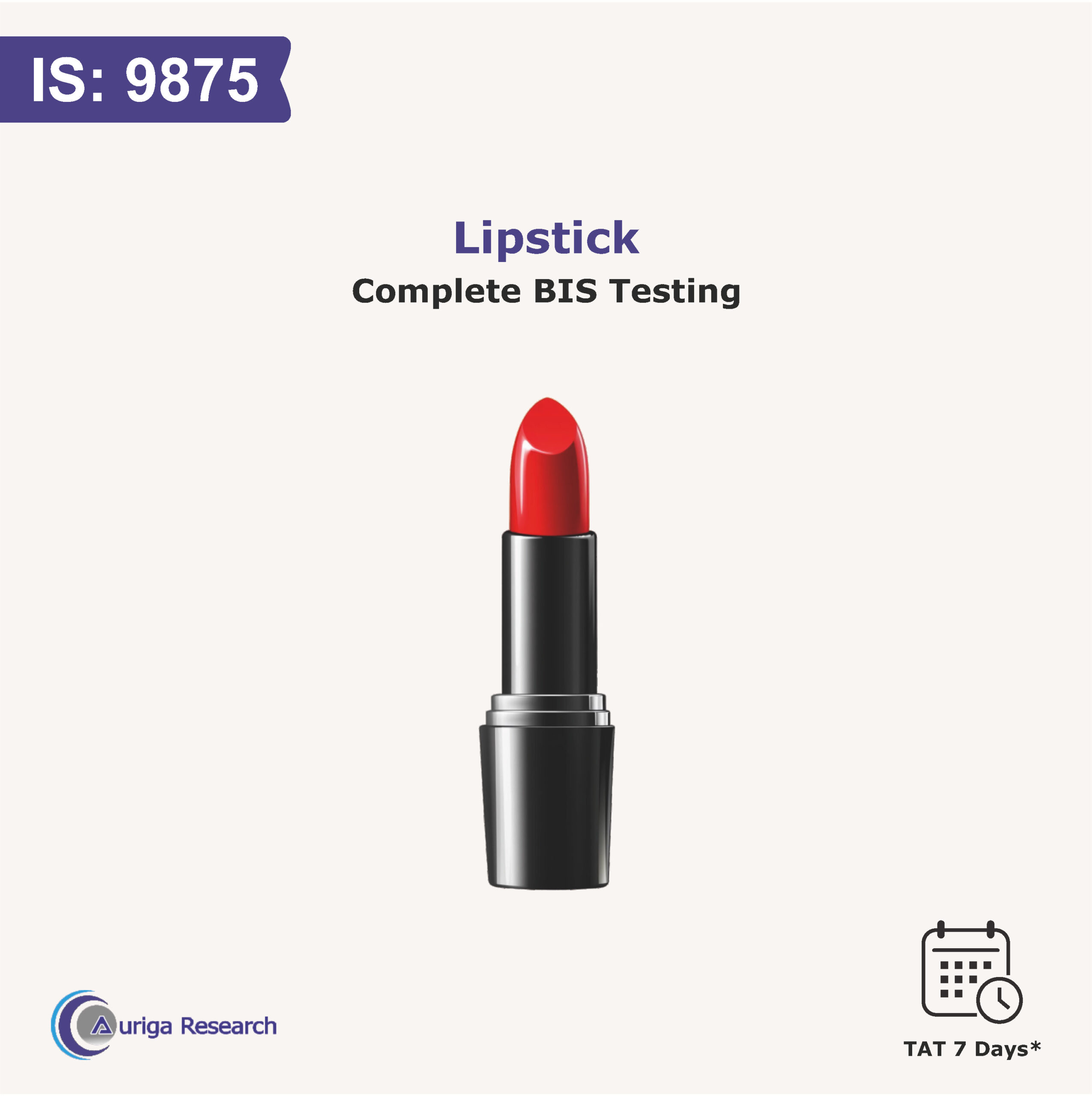 LIPSTICK IS 9875 : 2018