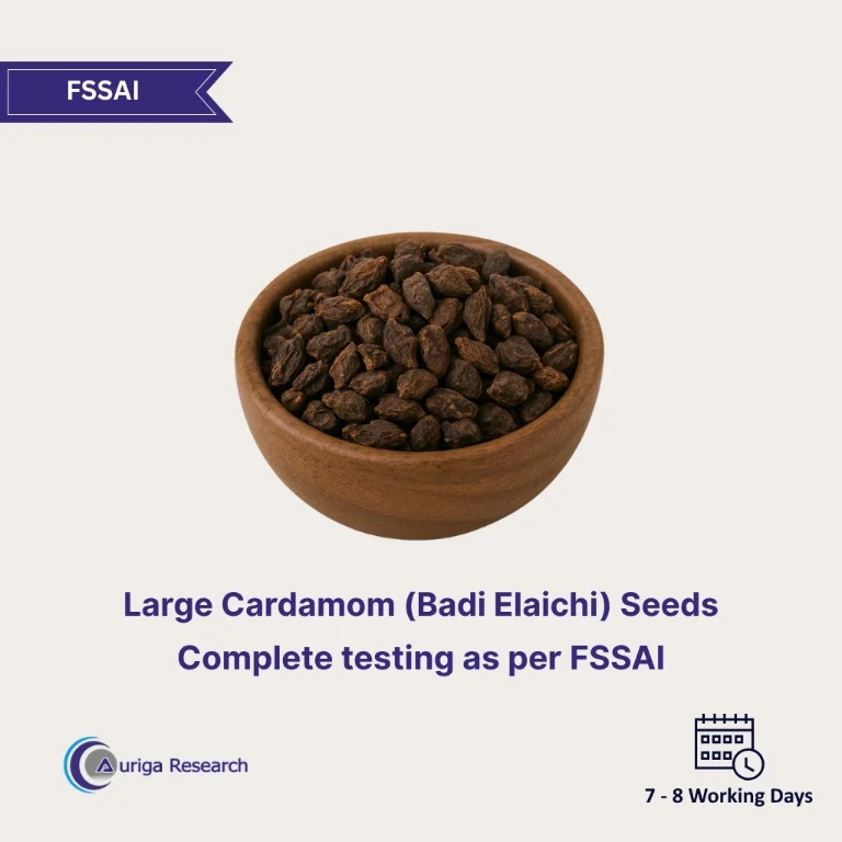 Large Cardamom (Badi Elaichi) Seeds Testing