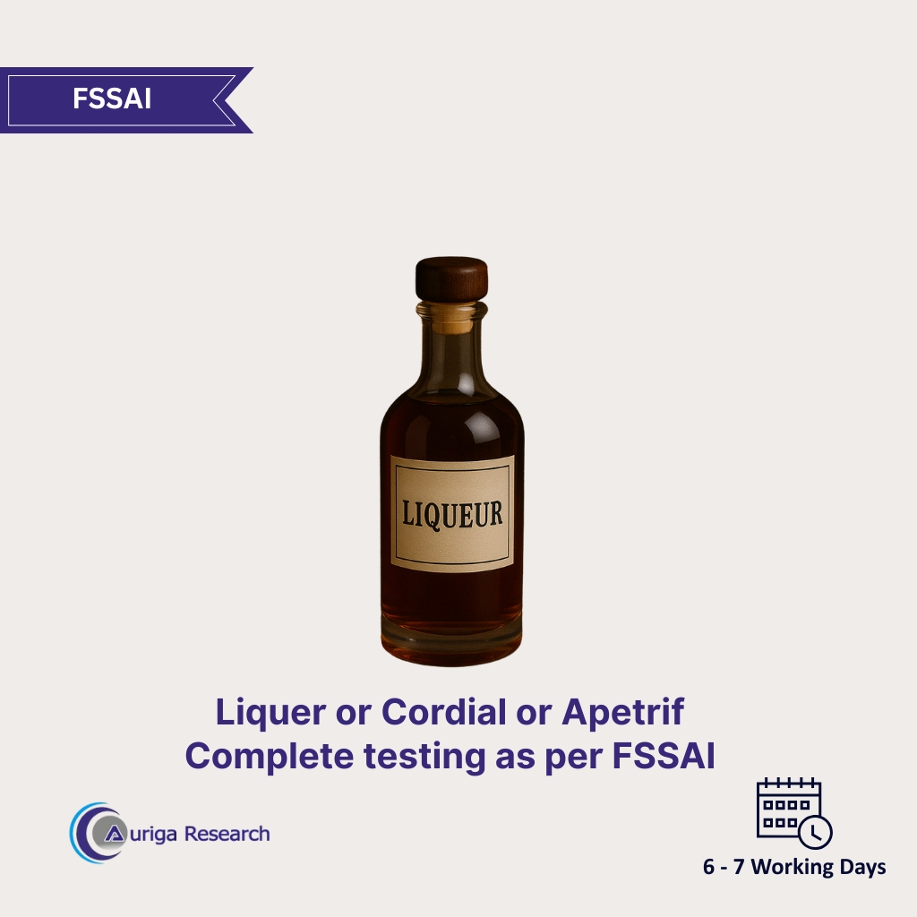 Liquer or Cordial or Apetrif Testing