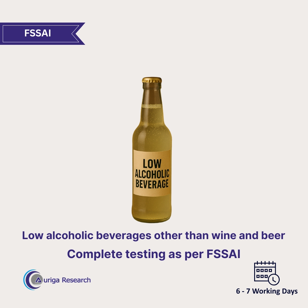Low Alcoholic Beverages other than Wine and Beer (0.5-8.0 %v/v) Testing