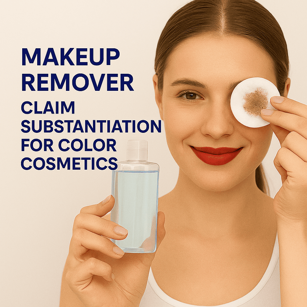 MAKE UP REMOVER CLAIM SUBSTANTIATION FOR COLOR COSMETICS