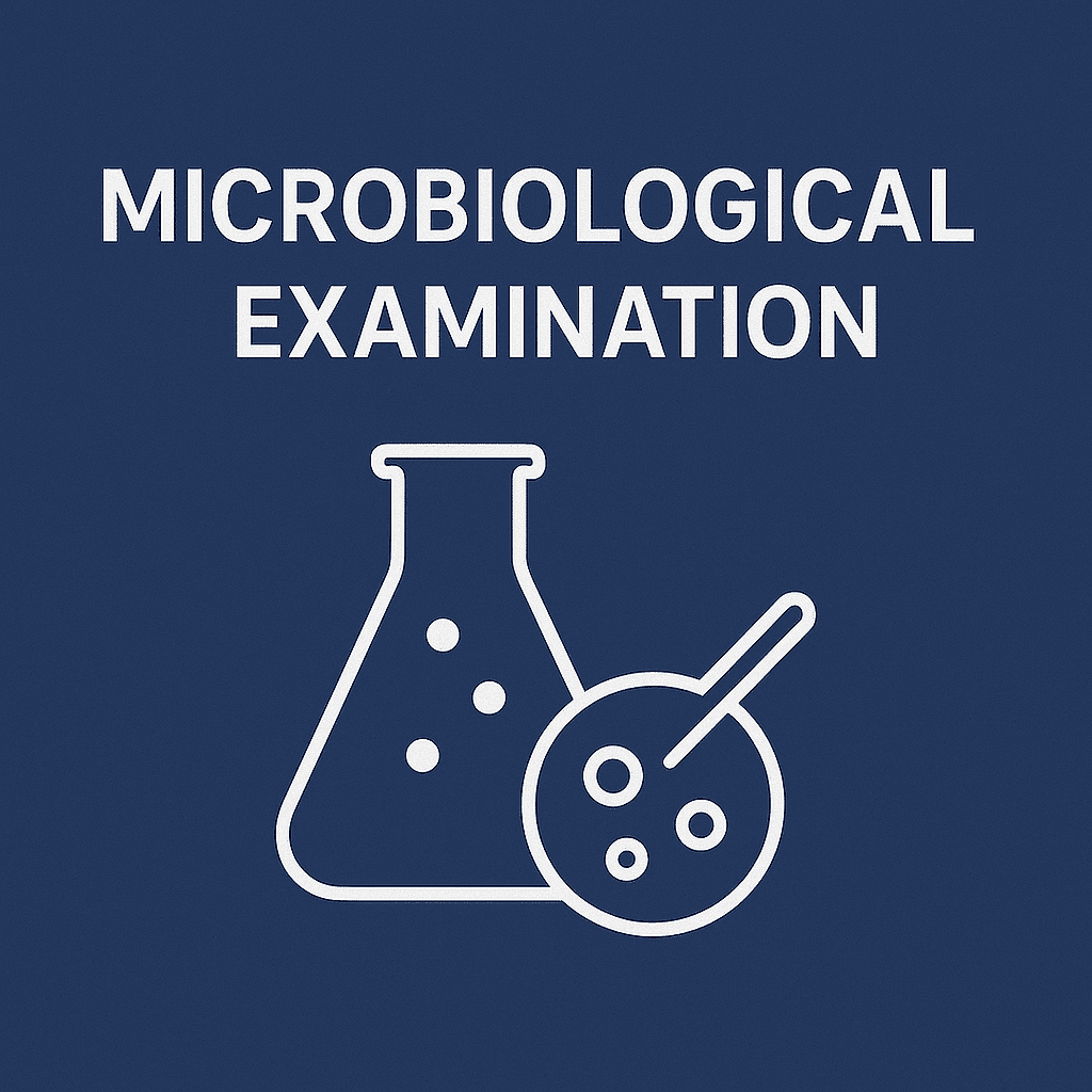 MICROBIOLOGICAL EXAMINATION (IN SOLID DOSAGE FORM)