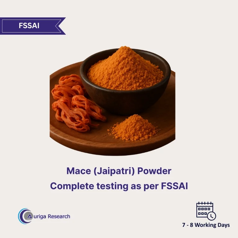 Mace (Jaipatri) Powder Testing