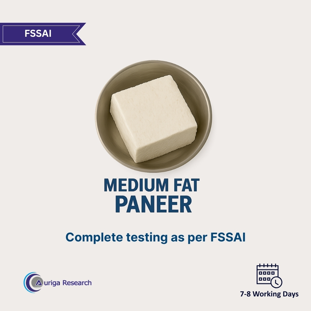 Medium fat Paneer Testing