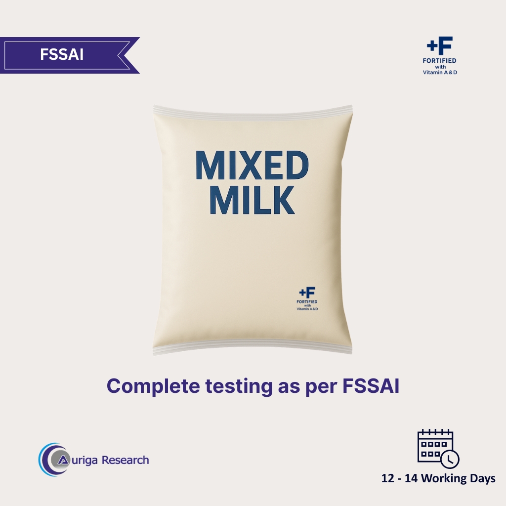 Mixed Milk Fortified Testing