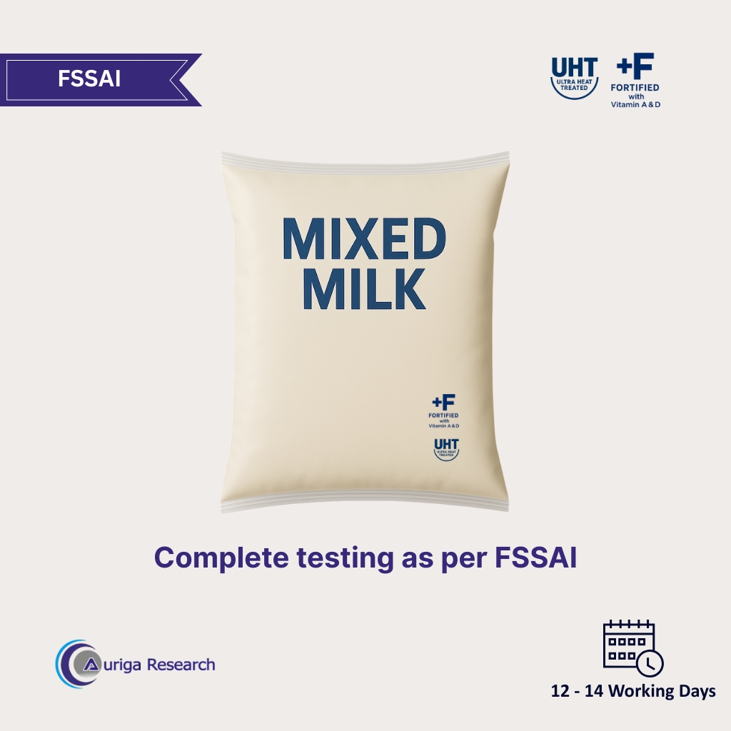 Mixed Milk UHT Fortified Testing