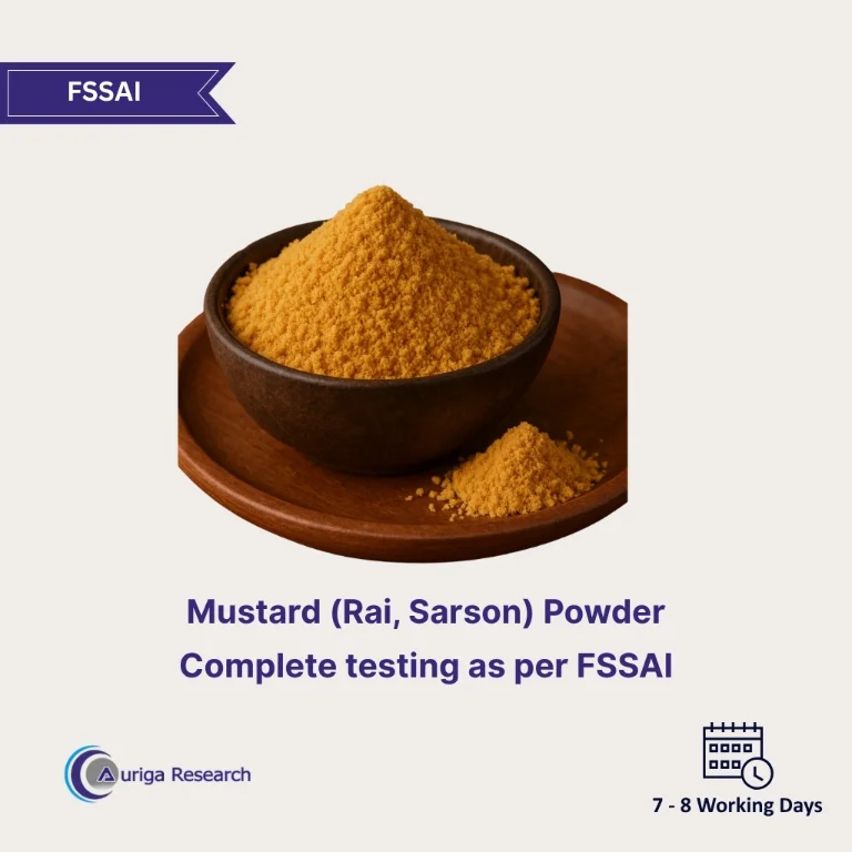 Mustard (Rai, Sarson) Powder Testing