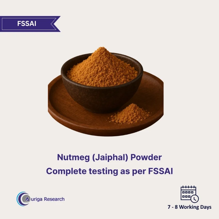 Nutmeg (Jaiphal) Powder Testing
