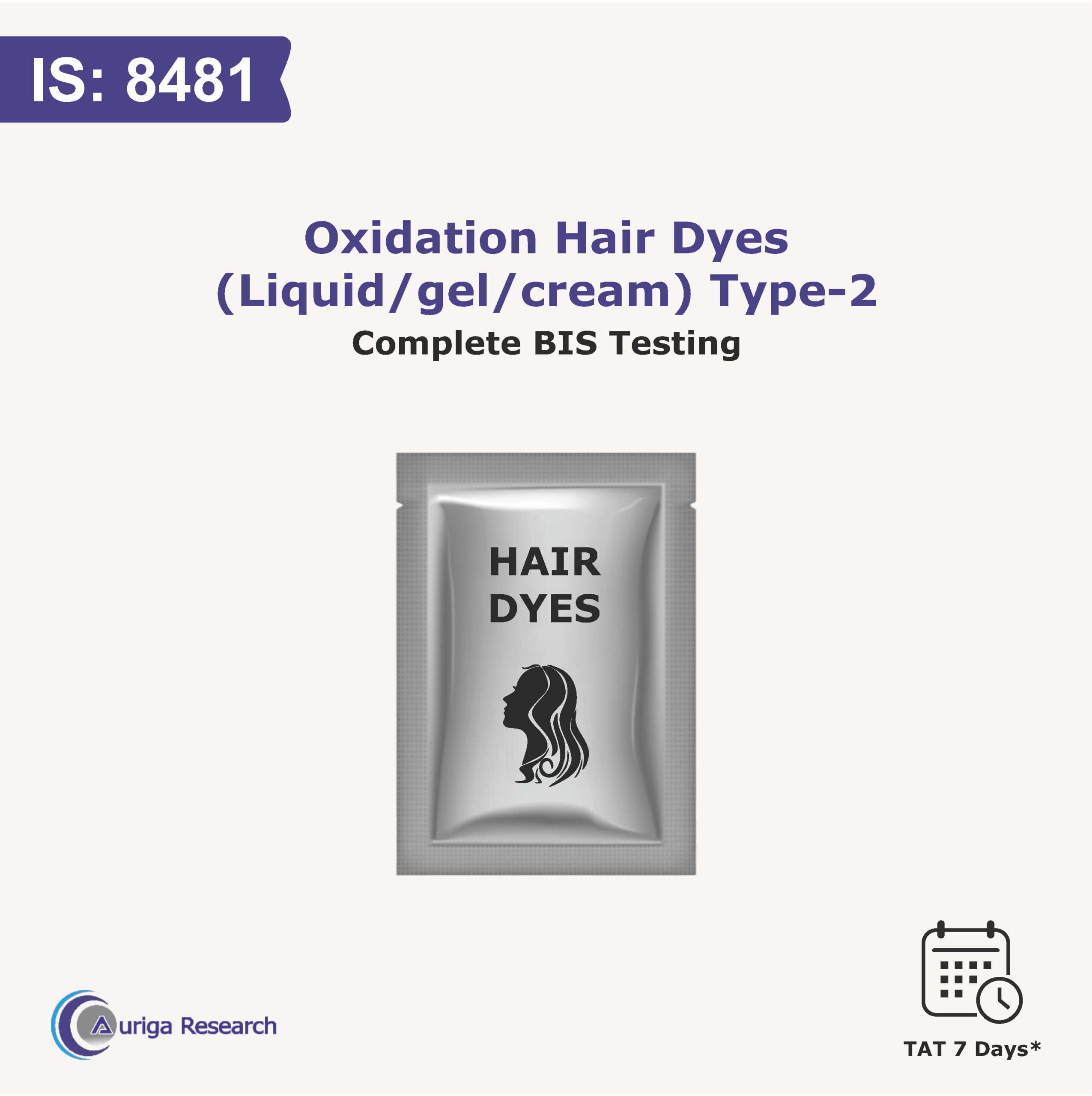 OXIDATION HAIR DYES (LIQUID/GEL/CREAM) TYPE-2 IS 8481:2020