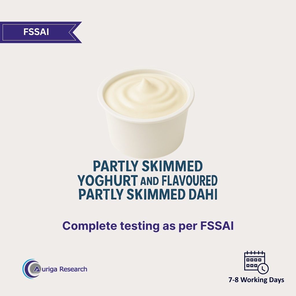 Partly Skimmed Yoghurt and Flavoured Partly Skimmed Dahi Testing