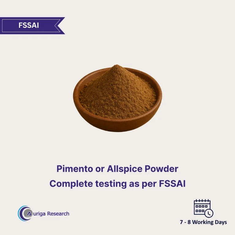 Pimento or Allspice Powder Testing