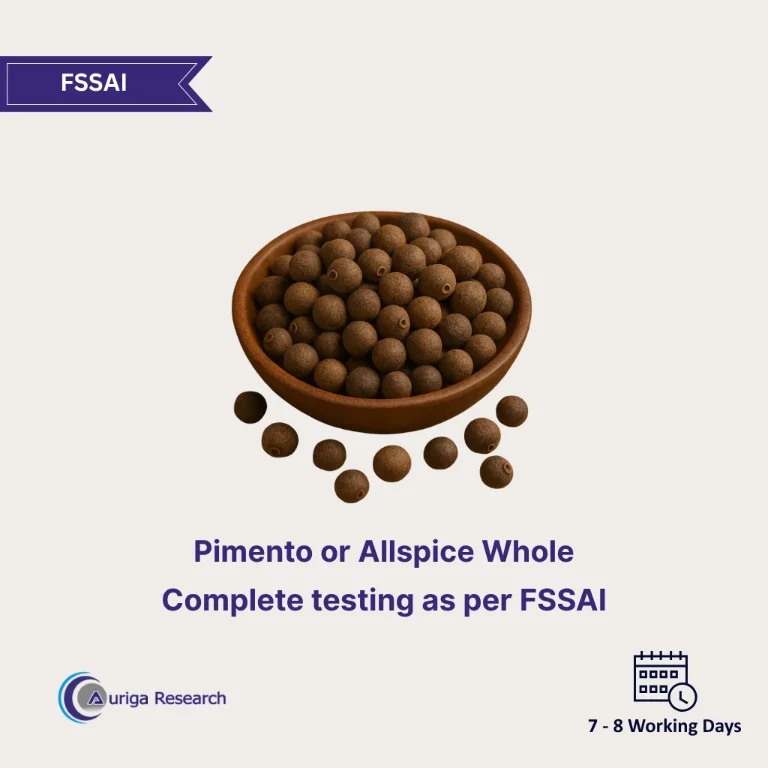 Pimento or Allspice Whole Testing