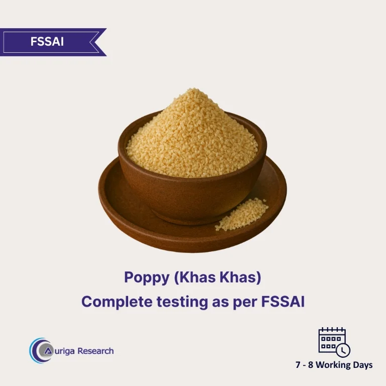 Poppy (Khas Khas) Testing
