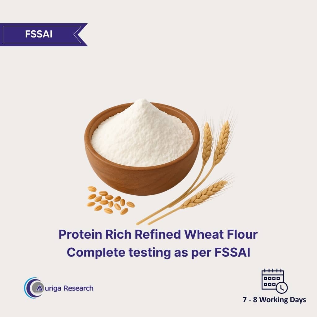 Protein rich refined wheat flour (Protein prachur maida) Testing