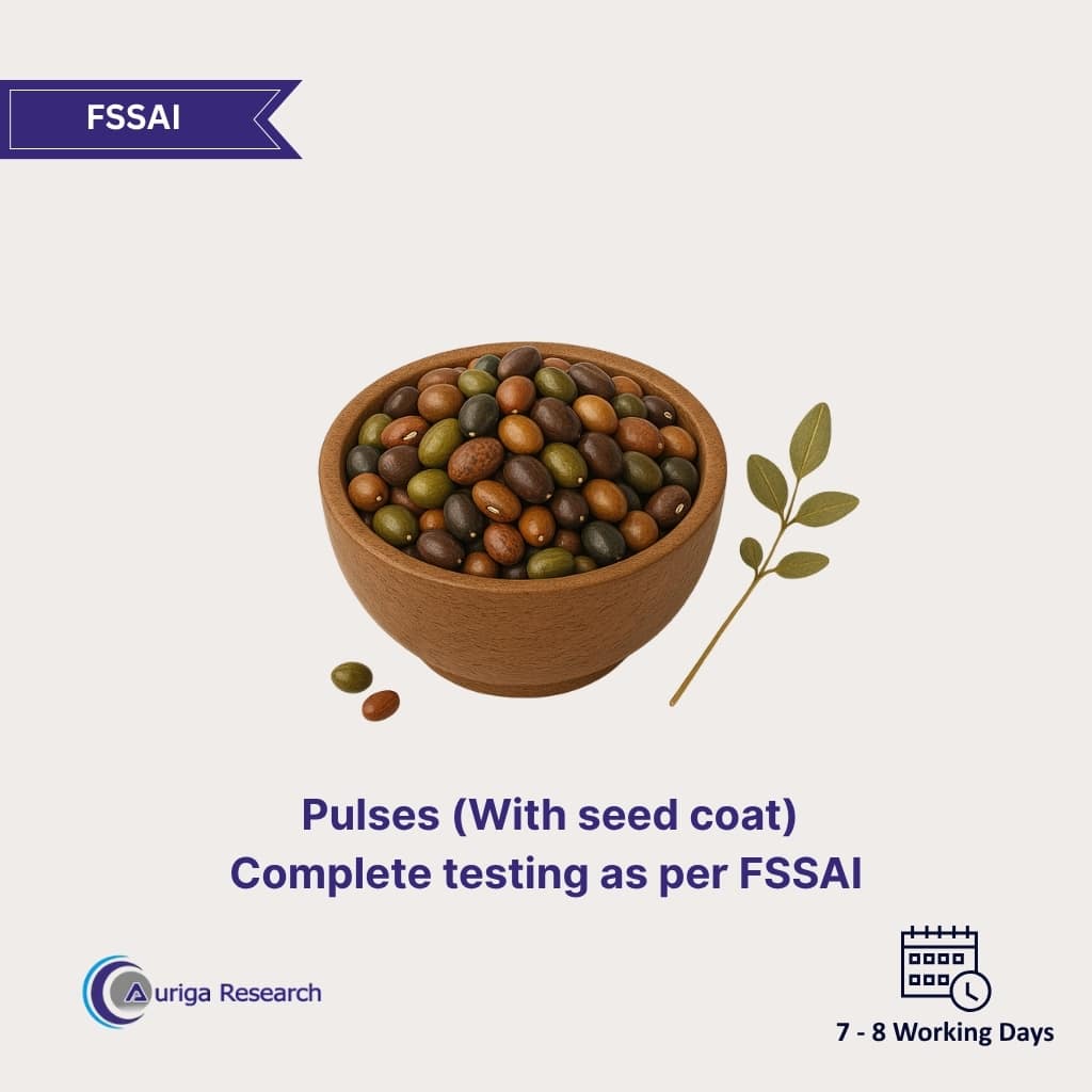 Pulses (With seed coat) Testing