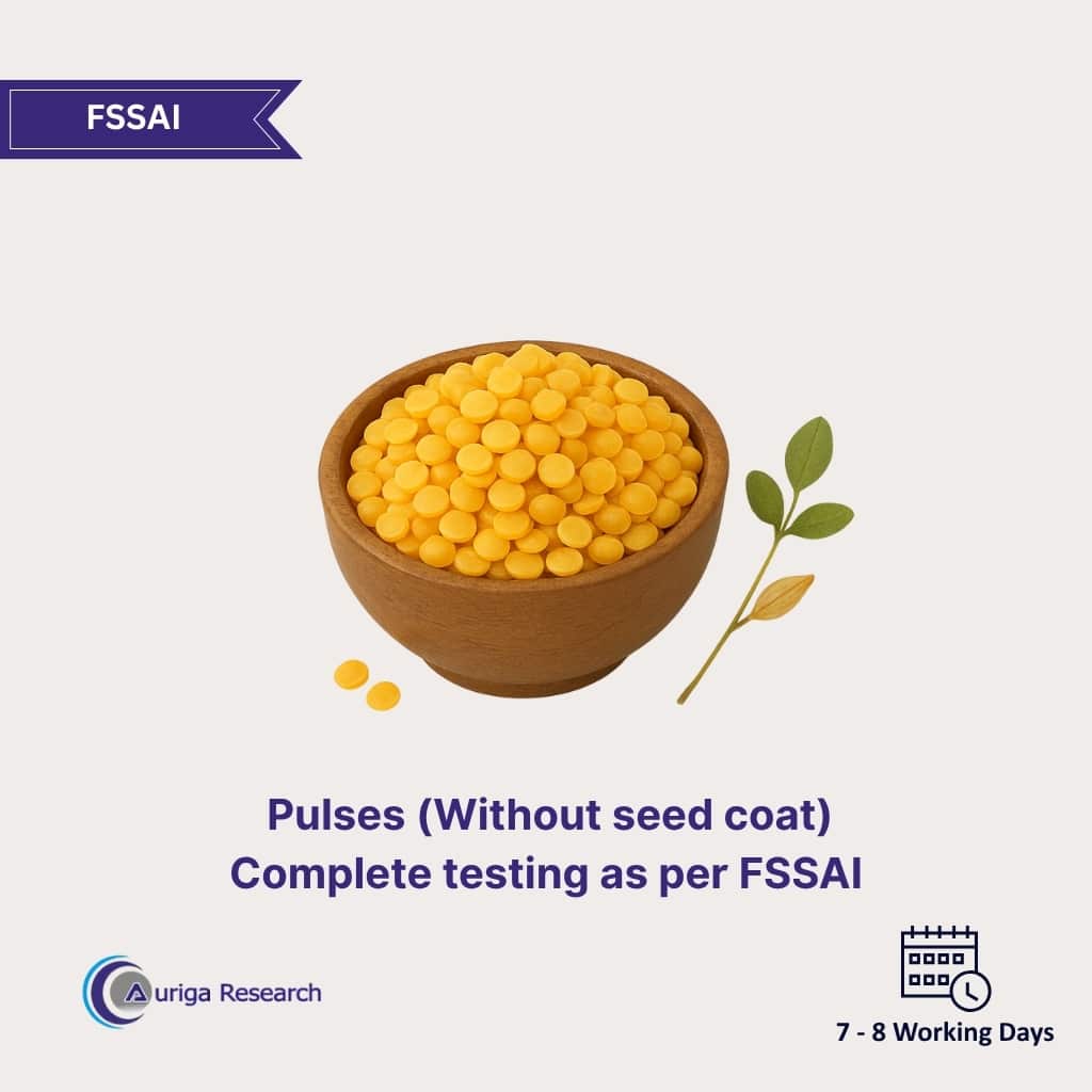 Pulses (Without seed coat) Testing